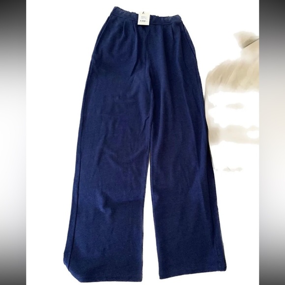 Majestic FILATURES Linen Wide Leg Pant. Size L. MSRP $350